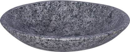 THE STONE PALACE Granite Stone Bowl Pot Decorative Showpiece  -  5.1 cm