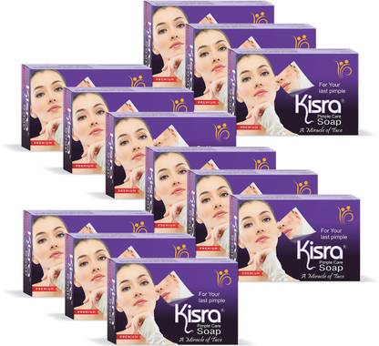 KISRA Premium Acne Prone Skin - Controls Acne Development - Clears Out Clogged Pores - Formulated Specially To Create A Barrier Against Acne Development – Pimple Care Soap