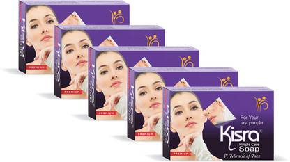 KISRA Premium Acne Prone Skin - Controls Acne Development - Clears Out Clogged Pores - Formulated Specially To Create A Barrier Against Acne Development – Pimple Care Soap