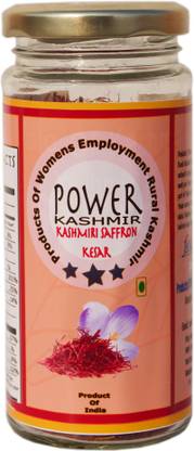 पावर कश्मीर Kashmiri Saffron / Kesar 100% Pure Natural From Kashmir | Zafran