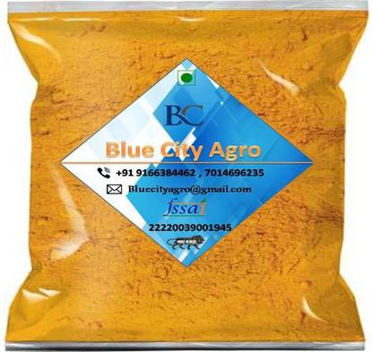 blue city agro Pure Turmeric Powder 1 kg, (1 kg)