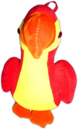 Prince Soft Toys Love Bird Red couple Soft Toy |Kids Soft Toys |Birthday Gift for Girls/Wife, Boyfriend/Husband, Soft Toys Wedding for Couple Special, Baby Toys Gift Items, Teddy Bear,Animal Soft Toy,World Miyoni Macaw Parrot Plush  - 28 cm