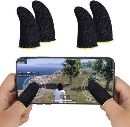 AJRO DEAL On Point PUBG Metal Triggers Cum Gamepad Sleeve Sensitive Game Combo Finger Sleeve