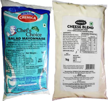CREMICA CHEESE BLEND & SALAD MAYONNAISE COMBO PACK Combo