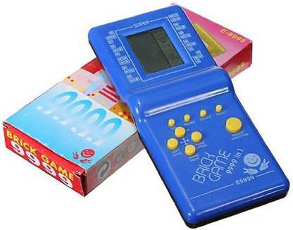 Tonner Handheld Game Player Electronic Games Console Childhood Tetris Educational Game Handheld Gaming Console