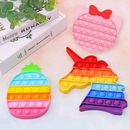 SWISS WONDER Pop-It Fidget Toys,Push Pop Bubble Fidget Sensory Toy-JU-35