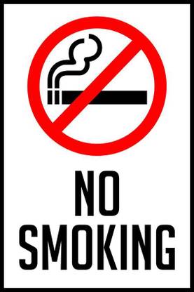 NO SMOKING WALLPAPER Paper Print