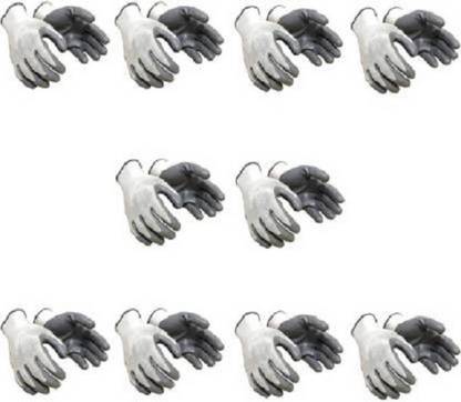 Arumart Anti Cut Hand Gloves Nitrile cotted 10PR Nylon  Safety Gloves