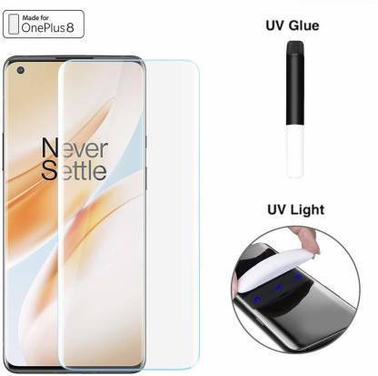 kentop Edge To Edge Tempered Glass for OnePlus 8