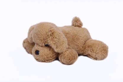 Besties Dog Stuffed Soft Plush Toy, Brown Lazy Dog - 20 cm  - 10 cm