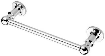 deeplax TARZAN TOWEL ROD/TOWEL HOLDER/TOWEL STAND/TOWEL HANGER/TOWEL RACK/TOWEL BAR/TOWEL RING (CHROME FINISHED) 12 INCHES (1 FEET) silver Towel Holder