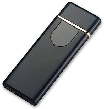 NVIRAV USB Lighter Fingerprint Touch Sensing Lighters Windproof Electric Rechargeable Flameless for Cigarette Lighter