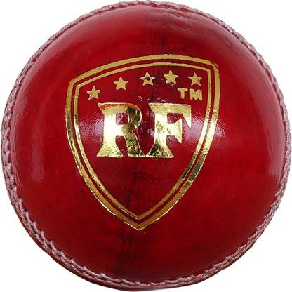 rf sports RF-DUES-BALL-RED Cricket Leather Ball