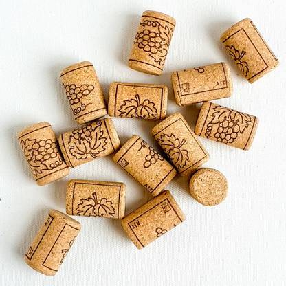 Teskal Premium Cork straight stopper | Wooden Bottle Stopper | Wine bottle Cork stopper | Bar accessories | Nature and eco friendly | pack of 25 Cork Bottle Stopper