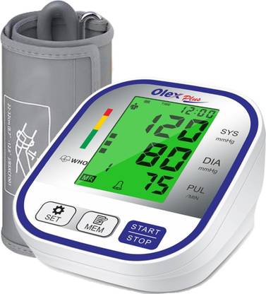 OLEX Plus Digital BP Monitor with Tricolor Backlit display, Carry Bag and USB Bp Monitor