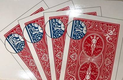 patil magic Bicycle Marked Deck Red (Playing Cards)