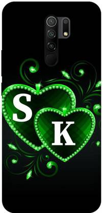 ThePrintlink Back Cover for Poco M2 ( S K name, S K word, S K alphabet, S K latter, Cases cover