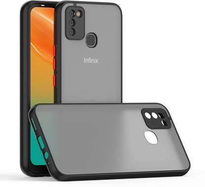 Resolute Back Cover for Infinix Smart 5, Infinix Hot 10 Play, CAMERA PROTECTION CASE, SMOKE CASE