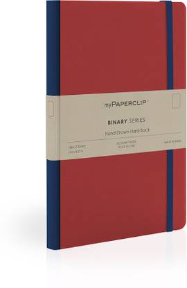 myPAPERCLIP Binary Series A5 Notebook Plain 192 Pages