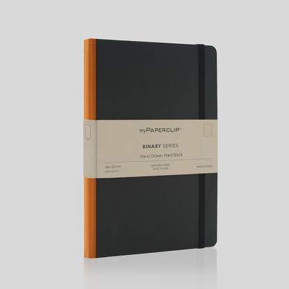 myPAPERCLIP Binary Series A5 Notebook Plain 192 Pages