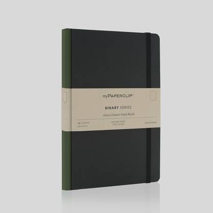 myPAPERCLIP Binary Series A5 Notebook Plain 192 Pages