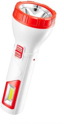 DP.LED DPM DP-9157 ULTRA HIGH POWER LED RECHARGEABLE TORCH Light Torch/Emergency light(2 IN 1)(4W) Battery Capacity: 800mAh Power charging plug 8 hrs Torch Emergency Light