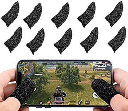 Bal samrat Mobile Finger Sleeve 5 Pair Trigger Game Controller for PUBG, COD Gaming (S-5-3) Finger Sleeve