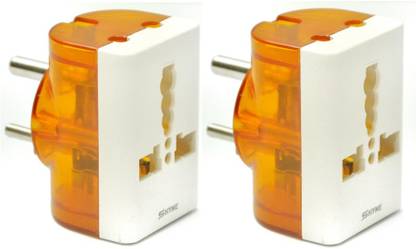 KAVANA Multiple Plug Socket,3Pin Plug,Universal Travel Adaptor,16A Socket Connector Three Pin Plug