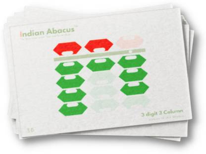 Indian Abacus Flash Cards for Kids- 150+ Cards - 300+ Sides - Learn Numbers, Counting and Improve Retention & Recall Skills for All Ages - Fun Learning and Educational Flashcards