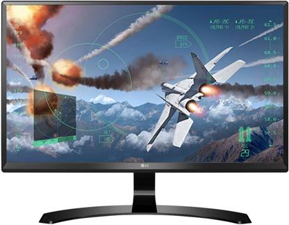 LG 60.45 cm (24 inch) 4K Ultra HD LED Backlit IPS Panel with HDMI, DVI,VGA, Audio-IN Ports, Inbuilt Speaker Gaming Monitor (24UD58)