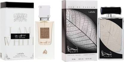 Lattafa ANA ABIYEDH and NAJDIA Perfume, 30ml each, PACK OF 2 Eau de Parfum  -  60 ml