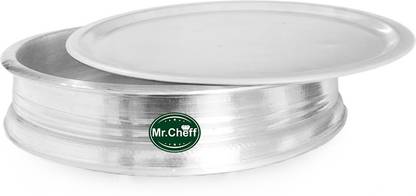 Mr. Cheff Janapriya Hindalium/Indolium Uruli With Lid Pot 33 cm diameter 5 L capacity with Lid