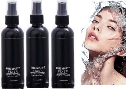 MYEONG PROFESSIONAL MATTE FINISH TOUCHING FACE SPRAY MAKEUP SETTING LONG WEAR & WATER PROOF FIXER COMBO OF 3 Primer  - 300 ml
