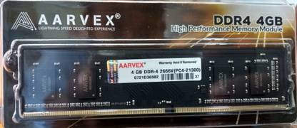 AARVEX DDR DDR4 4 GB (Dual Channel) PC (4 GB DDR 4 DIMM)
