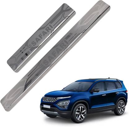 Galio Car Footsteps/Sill Guard Stainless Steel Scuff Plate for Safari- Door Sill Plate