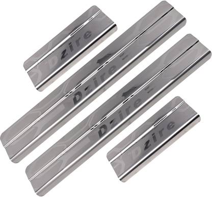 Galio Car Footsteps/Sill Guard Stainless Steel Scuff Plate for Swift Dzire- Door Sill Plate