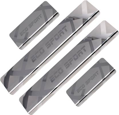 Galio Car Footsteps/Sill Guard Stainless Steel Scuff Plate for Ecosport- Door Sill Plate
