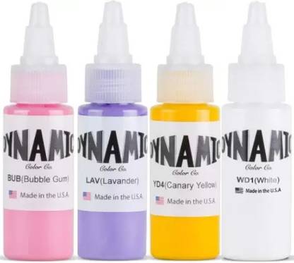 DYNAMIC 4 Color Set Tattoo Ink