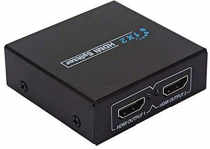 TERABYTE HDMI Splitter 1x2 , HDMI 1 in 2 Out Full HD 1080P Support 3D Media Streaming Device