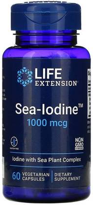 Life Extension Sea-Iodine, 1,000 mcg, 60 Vegetarian Capsules