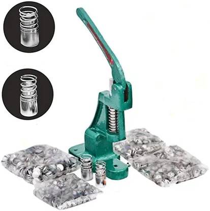 Ashapura raw material Button Maker Making Machine Kit Stock Clear Deal Fabric Heavy Imported Dies 2 Dies (22/30 No)