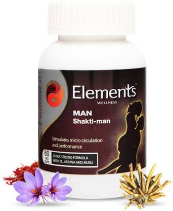 Elements Man Shakti Man Herbal Capsule- 60 Capsules