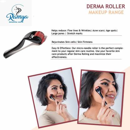 Ramya beauty care the best Derma Roller 0.5mm 540 Titanium Micro Needles for Hair&Beard Growth