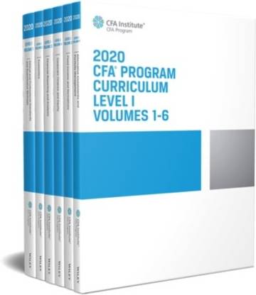 CFA Program Curriculum 2020 Level I Volumes 1-6 Box Set