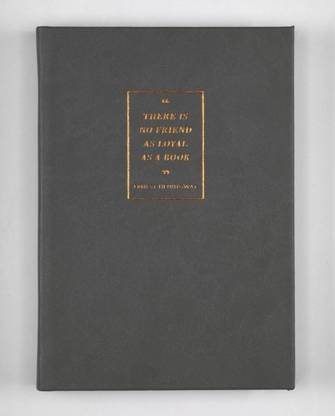 A6 NB GREY THERE IS NO FRIEND AS LOYAL A (INSPRIATIONAL QUOTES) [Hardcover] BRITISH LIBRARY GIFT