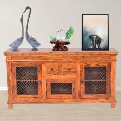 House Of Kuber Solid Wood Free Standing Sideboard