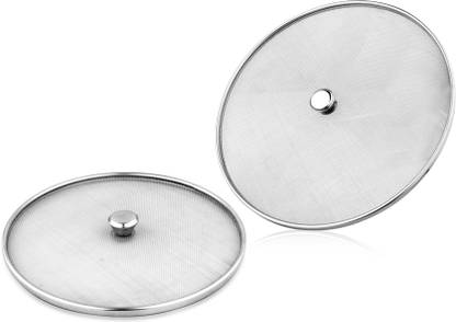 krishna co Stainless Steel mesh splatter screen (Net Cover) Sieve