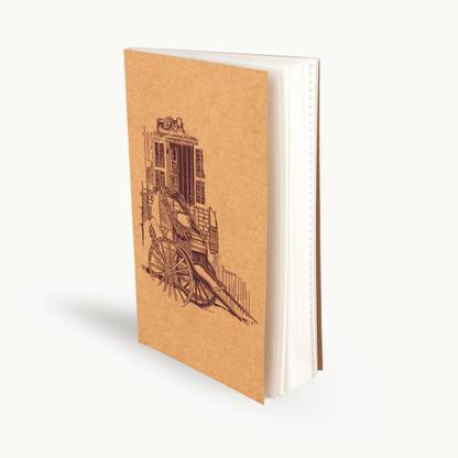 adra 4 in 1 Kraft Notebook A5 Soft Bound notebook with Soft Cover | Ruled Multipurpose Soft Bound Notebook | 192 Pages - 5.5 x 8.25 Inches A5 Notebook Ruled, Graph, 192 Pages