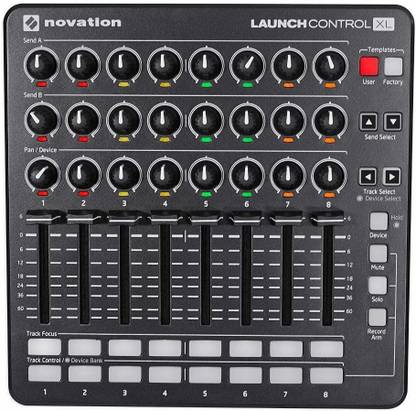 Novation AMS-LAUNCH-CONTROL-XL MIDI USB Ableton Live Controller (Black) Wired DJ Controller
