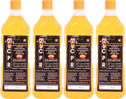 CPR Cold Pressed Groundnut/Peanut Oil 100% Pure(Wood Pressed/Marachekku/Ghani) Groundnut Oil PET Bottle